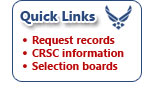 Request Records * CRSC Info * Selection Boards