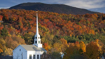 AARP and Frommers - Fall Colors in America - Stowe, Vermont