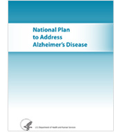 Cover of the National Plan to Address Alzheimer's Disease publication