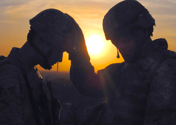 Picture of Prayer in Combat at Dusk