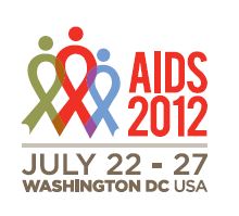 AIDS 2012 badge July 22-27 Washington DC USA