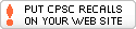 Put CPSC Recalls on Your Web Site