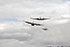 Air crews in two C-130 Hercules aircraft from the 153rd Airlift Wing, Wyoming Air National Guard