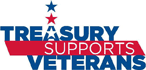 Treasury Supports Veterans logo