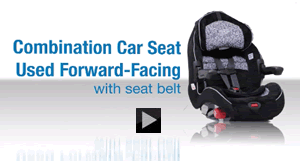 Combination Car Seat used Forward-Facing with Seat Belt