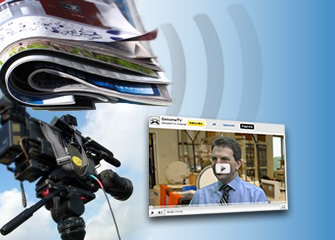 Magazines, video camera and online video player