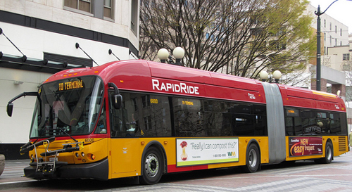 FTA Celebrates Opening of Two New Seattle BRT Lines “King County’s RapidRide lines are a great example of bus rapid transit done right.” –P. Rogoff