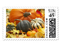 Pumpkins and Gourds Custom Postage