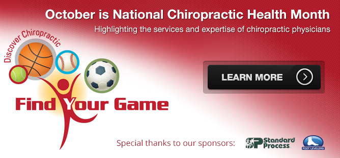 October is National Chiropractic Health Month