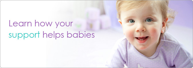 Learn how your support helps babies