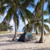 Tent on Dry Tortugas National Park
