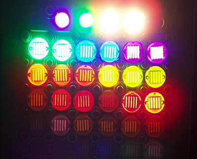 new NIST measurement system's LED plate