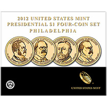 2012 PRESIDENTIAL $1 FOUR-COIN SET - P