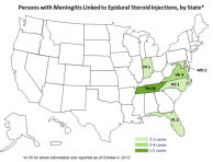 meningitis outbreak map