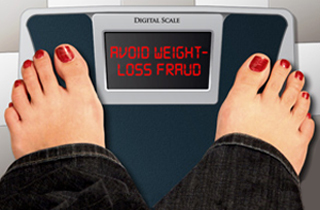 Weight scale reading: Avoid Weight Loss Fraud