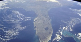 Satellite image of Florida