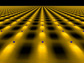 Graphic simulation of electron cloud in layer of copper oxide in a cuprate superconductor.