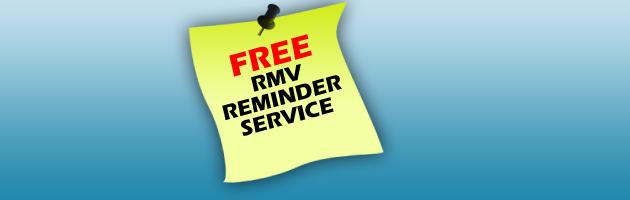 RMV Reminder Services