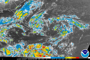 Caribbean Satellite Image