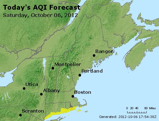 AQI Forecast - http://www.epa.gov/airnow/today/forecast_aqi_20121006_vt_nh_ma_ct_ri_me.jpg