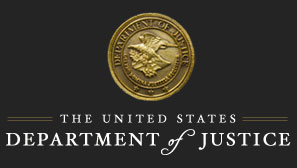 Sello del departamento de Justicia de los estados unidos