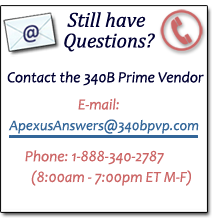 Questions, contact ApexusAnswers@340BPVP.com