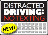 Distracted Driving: No Texting - Publication