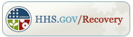 HHS.gov/Recovery badge