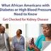 Cover of NKDEP publication, What African Americans with Diabetes or High Blood Pressure Need to Know