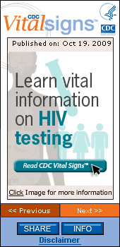 CDC Vital Signs. Flash Player 9 or above is required.