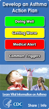 Develop an Asthma Action Plan Widget. Flash Player 9 or above is required.