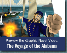 Preview the Graphic Novel Video: The Voyage of the Alabama