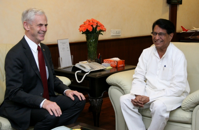 Secretary Bryson meeting with Civil Aviation Minister Ajit Singh