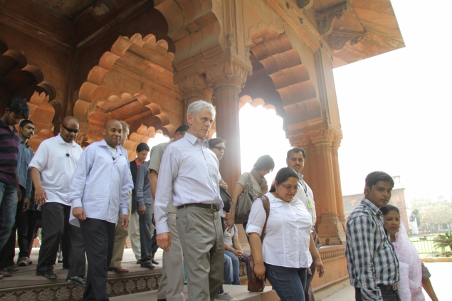 Secretary Bryson touring the Red Fort