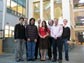 Photo of Cornell University researchers who are developing flexible electronics.