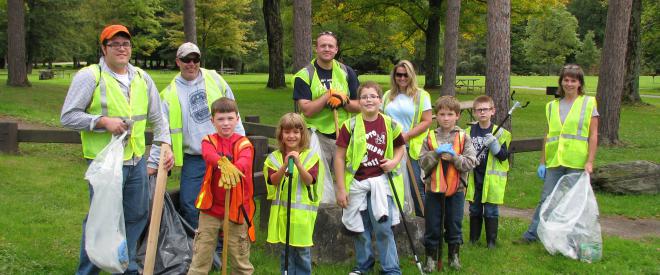 Volunteers at a NPLD 2011 event.