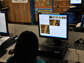 Photo of fourth-graders using Evolution Readiness software.