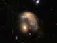 Image of an interacting galaxy.