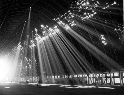 Damaged Hangar Roof