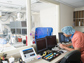 Photo of a researcher in a lab.