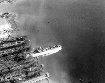 Liberty Ship Launches from Brunswick