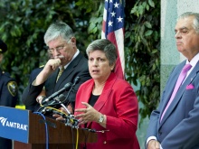 This morning, Secretary Napolitano joined Secretary of Transportation and Amtrak President and CEO Joseph Boardman to annouce a new partnership.