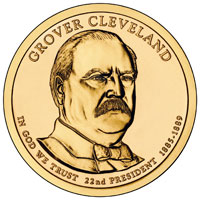 Presidential $1 Coin - Grover Cleveland - obverse image