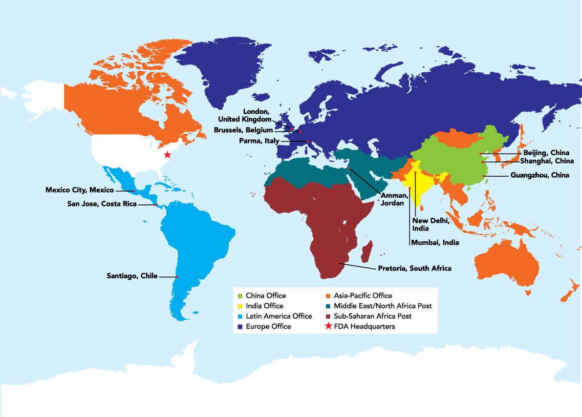 FDA International Offices and Posts