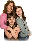 image of mother and daughters