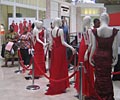 The Red Dress display at The Heart Truth Road Show in Atlanta, GA.