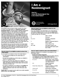 Image of Statue of Liberty and How Do I Extend My Nonimmigrant Stay in the U.S.? Guide