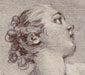 detail of Francois Boucher, A Nymph