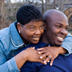 Photo of a happy African-American couple.