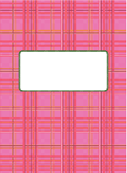 plaid journal cover page